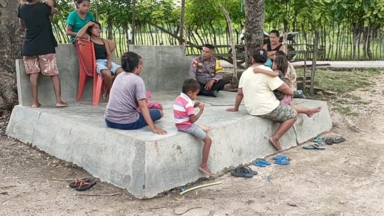 Sambang, Cara Bhabinkamtibmas Polsek Pantaibaru Ciptakan Kamtibmas Kondusif