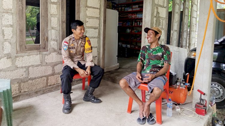 Kegiatan Preemtif Bhabinkamtibmas Polsek Rote Barat Daya