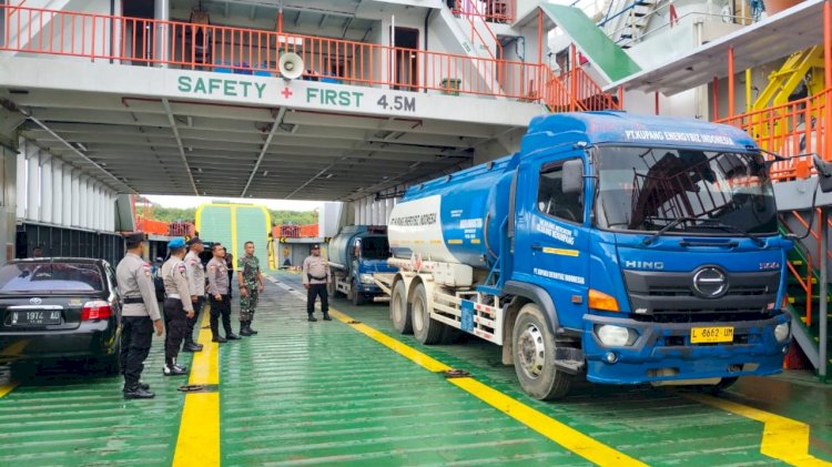Polsek Pantaibaru Siaga Penuh Lakukan Pengamanan di Pelabuhan Pantaibaru