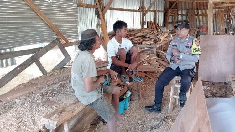 Kegiatan Preemtif Bhabinkamtibmas Polsek Rote Barat Bersama Warga Binaan