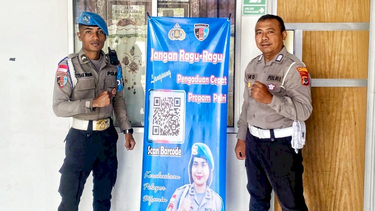 Propam Polres Rote Ndao Lakukan Pengawasan Ketat, Jaga Integritas Dalam Pelayanan Publik