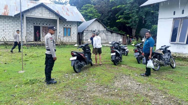 K2YD Polsek Rote Barat Laut Untuk Monitoring Kegiatan Masyarakat