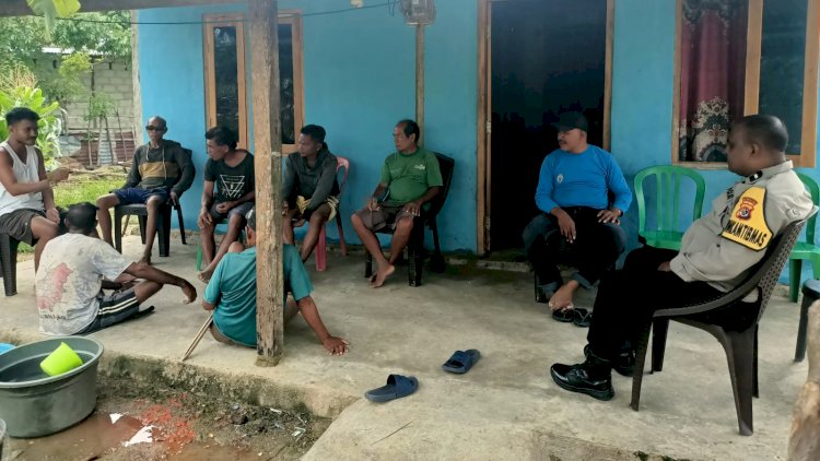 Upaya Preemtif Bhabinkamtibmas Polsek Pantaibaru