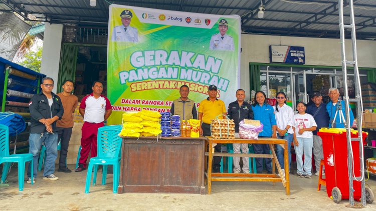 Satgas Saber Pelanggaran Harga Keamanan dan Mutu Pangan Kabupaten Rote Ndao Gelar Gerakan Pangan Murah