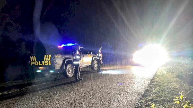 Patroli Ronda Presisi Polsek Rote Barat, Antisipasi Potensi Tindak Pidana