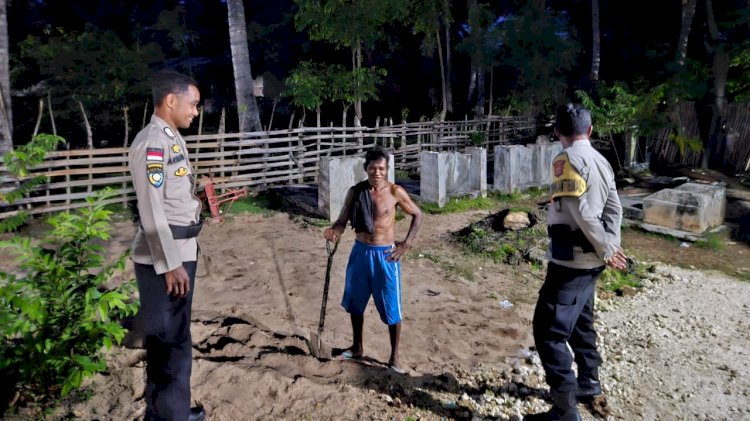 Intensifkan Patroli Preventif, Polsek Rote Barat Laut  Hadir Ditengah Masyarakat