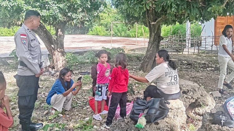 Kegiatan Sambang Bhabinkamtibmas Polsek Rote Barat Laut