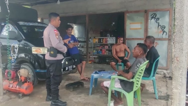 Kegiatan Preemtif Bhabinkamtibmas Polsek Pantaibaru Bersama Warga Binaan