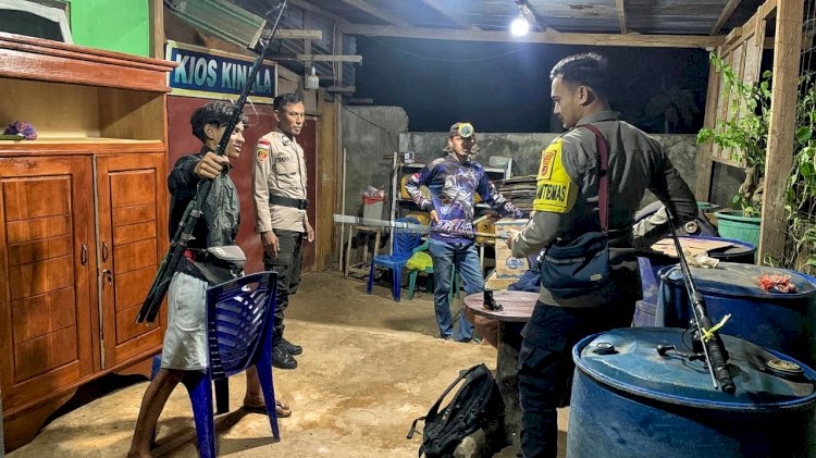 Polsek Rote Selatan Intesifkan Patroli Malam, Jaga Kamtibmas dan Pastikan Masyarakat Aman