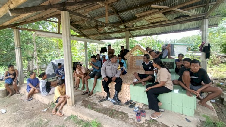 Bhabinkamtibmas Polsek Pantaibaru Tingkatkan Patroli Dialogis, Dengar Aspirasi Warga Binaan Jaga Kamtibmas Tetap Kondusif