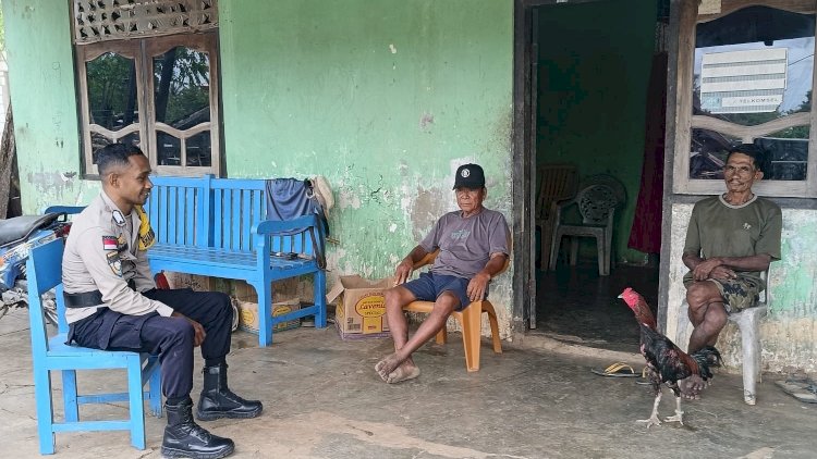 Kegiatan Bhabinkamtibmas Polsek Rote Barat Laut di Desa Busalangga Timur