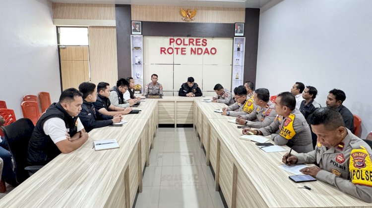 Polres Rote Ndao Gelar Focus Group Discussion (FGD), Bentuk Sinergitas  Dalam Penegakkan Hukum