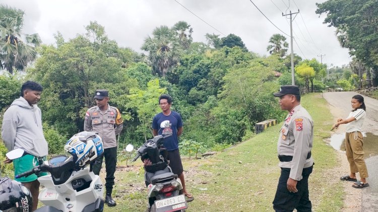 Patroli Dialogis Polsek Rote Tengah  Untuk Jamin Kenyamanan Masyarakat dan Cegah Tindak Pidana