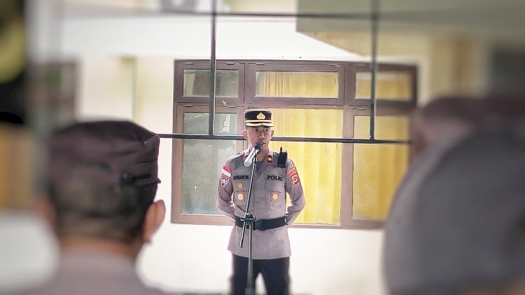 Wakapolres Rote Ndao : Jaga Nama Baik Institusi dan Integritas Sebagai Anggota Polri