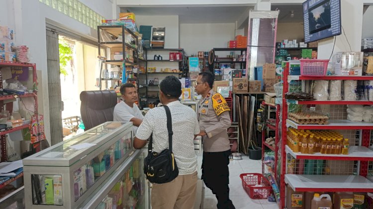 Silaturahmi Kapolsek Rote Barat Bangun Sinergitas Bersama Warga Jaga Keamanan