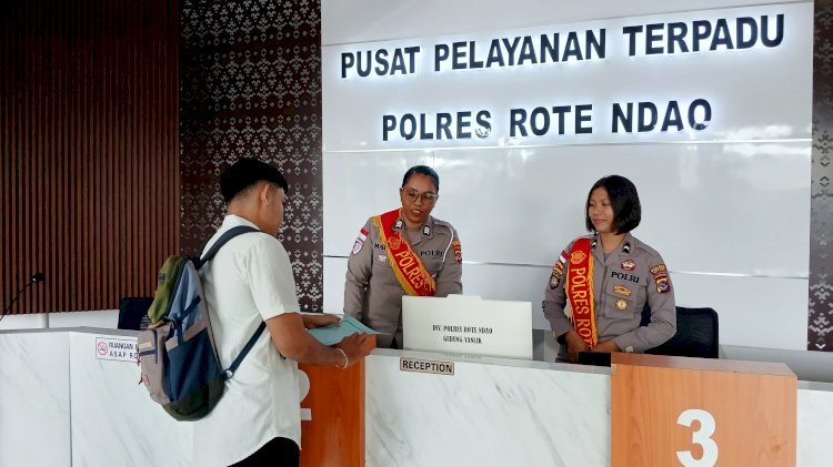 Gedung Pelayanan Publik Polres Rote Ndao, Mengintegrasikan  Layanan Publik Kepolisian