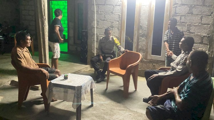 Patroli Malam Polsek Rote Tengah, Pastikan Keamanan dan Kenyamanan Masyarakat