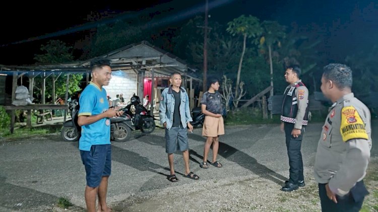 K2YD Polsek Rote Selatan Jamin Kenyamanan Masyarakat di Desa Daleholu