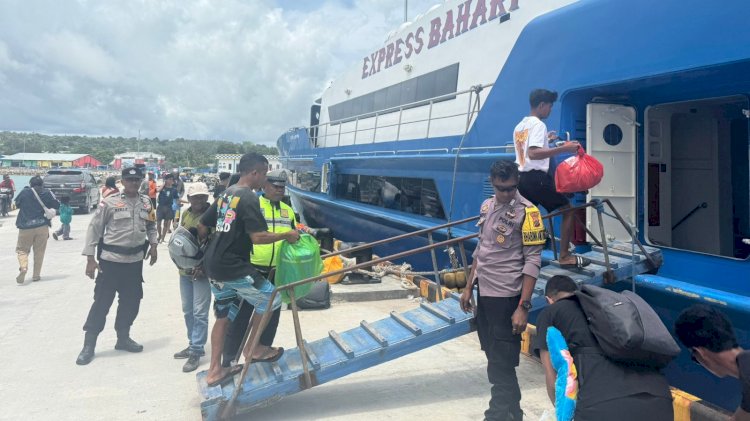 Cegah Potensi Pidana, Polsek Lobalain Masifkan Pengamanan di Pelabuhan Baa