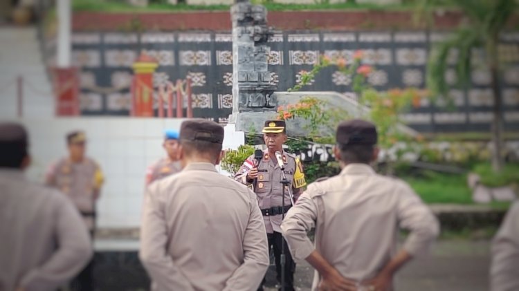 Wakapolresrotendao : Pembinaan Personel Akan Terus Dilakukan Untuk Menekan Pelanggaran Anggota