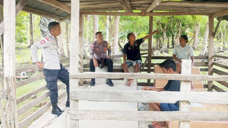 Polsek Rote Barat Daya Tingkatkan Edukasi Bagi Masyarakat Jaga Kamtibmas Tetap Kondusif
