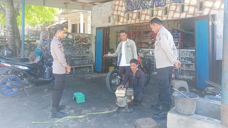 KRYD Polsek Rote Barat Daya, Jamin Kenyamanan Masyarakat dan Antisipasi Gangguan Keamanan