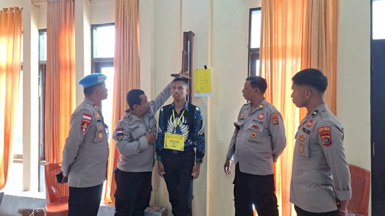 232 Casis Polri Lakukan Rikmin, Propam Polres Rote Ndao Sosialisasikan Barcode Yanduan Propam Polri