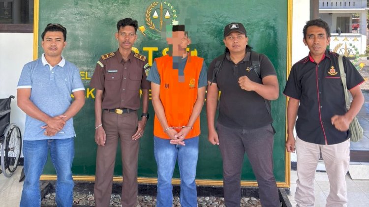 Polsek Lobalain Lakukan Tahap II  TSK Tindak Pidana Penganiayaan ke JPU