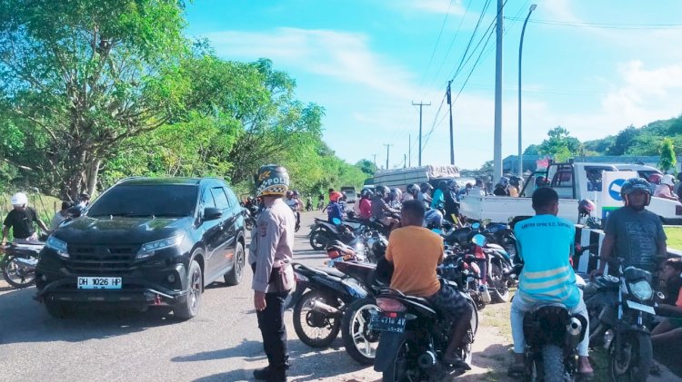 Polsek Rote Barat Laut Tingkatkan Pengamanan Diarea SPBU Longgo