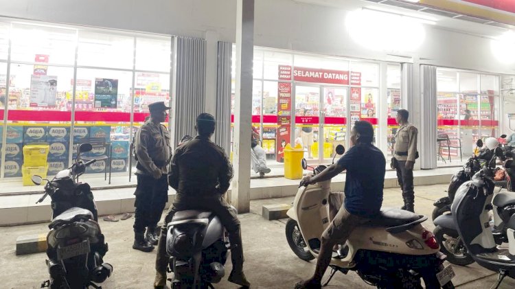 Upaya Preventif Gangguan Keamanan, Personel Polsek Rote Barat Laut Tingkatkan Patroli Malam
