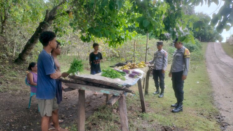 Polsek Rote Barat Daya Gelar Patroli KRYD, Bentuk Proaktif Polri Jaga Kamtibmas Tetap Kondusif