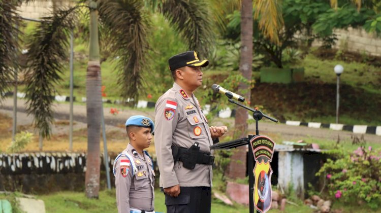 Kapolres Rote Ndao : Terus Jaga Disiplin, Komitmen dan Integritas Untuk Jaga Institusi