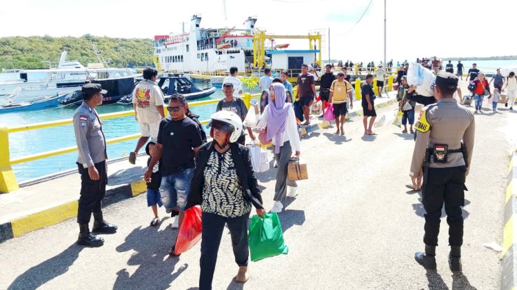 Pastikan Kamtibmas Tetap Kondusif, Polsek Pantaibaru Terus Lakukan Pengamanan