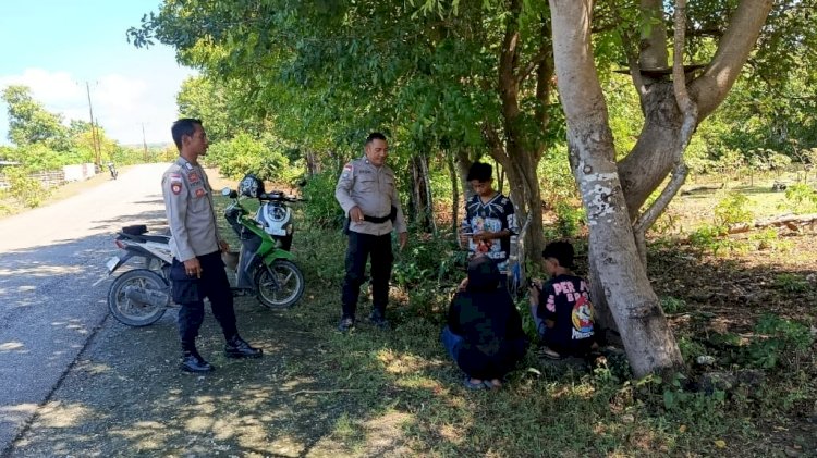 Jaga Kamtibmas Tetap Kondusif, Personel Polsek Rote Barat Daya Tingkatkan Kegiatan Preventif