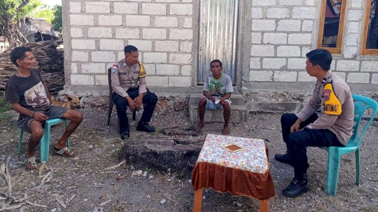 Patroli KRYD  Polsek Rote Barat Daya Tingkatkan Rasa Aman Bagi Warga