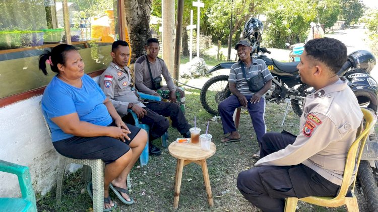 Kapolsek Rote Tengah : Patroli Dialogis Memudahkan Polri Memperoleh Informasi Dari Masyarakat