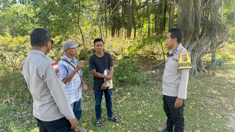 Kapolsek Rote Tengah : Patroli Dialogis Merupakan Upaya Polsek Rote Tengah Jaga Kamtibmas Tetap Kondusif