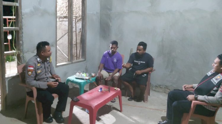 Kegiatan Sambang Bhabinkamtibmas Polsek Rote Selatan Memudahkan Layanan Kamtibmas Bagi Masyarakat