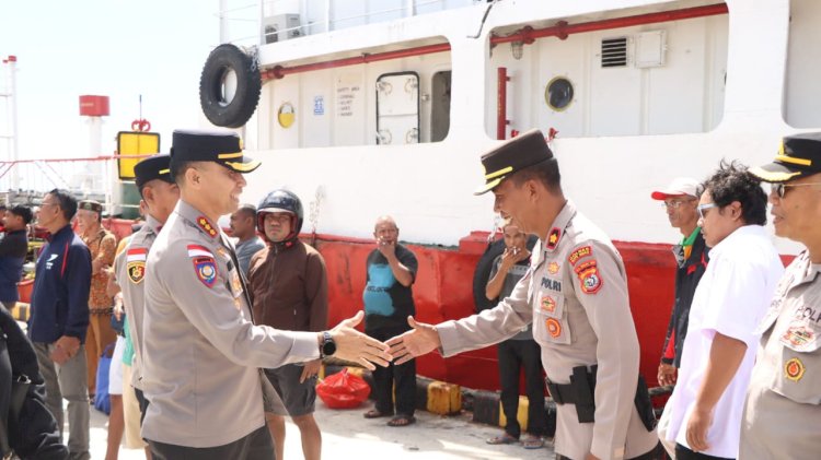 Tim Supervisi Korbinmas Baharkam Polri Tiba di Rote, Disambut PJU Polres Rote Ndao