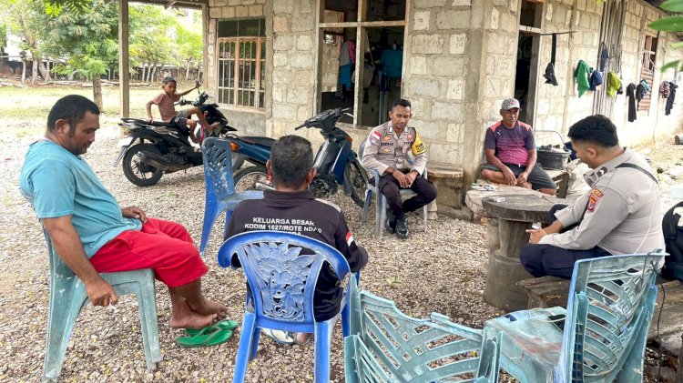 Polsek Rote Tengah Lakukan Upaya Preemtif Untuk Menekan Potensi  Tindak Pidana