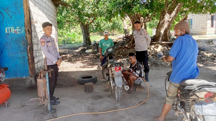 Pendekatan Persuasif Polsek Rote Barat Daya Untuk Jaga Kamtibmas Tetap Kondusif