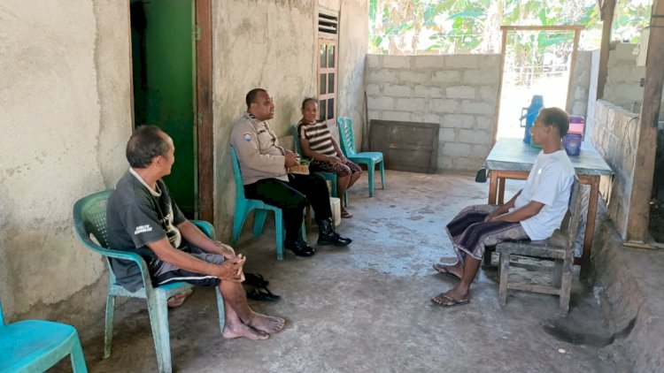 Kapolsek Pantaibaru : Kegiatan Sambang Merupakan Pendekatan Humanis Polri Dalam Menjaga Kamtibmas Tetap Kondusif
