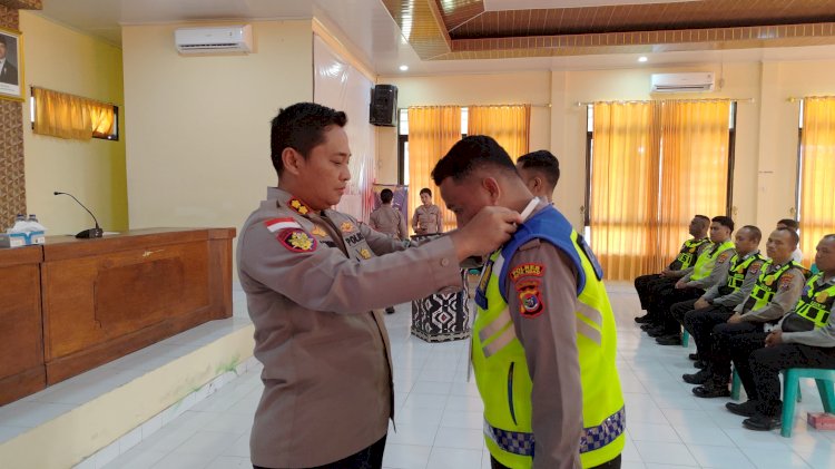 Persiapan Operasi Patuh Turangga 2026, Polres Rote Ndao Gelar Latihan Pra Operasi