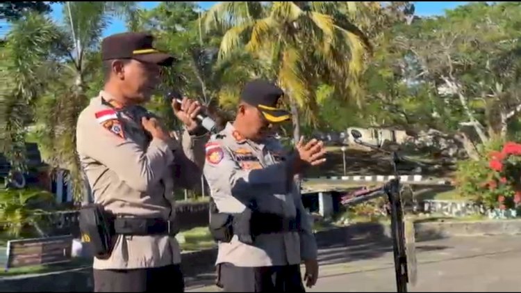 Apel Jam Pimpinan Bersama Kapolres Rote Ndao Dilanjutkan Terapi USEFT