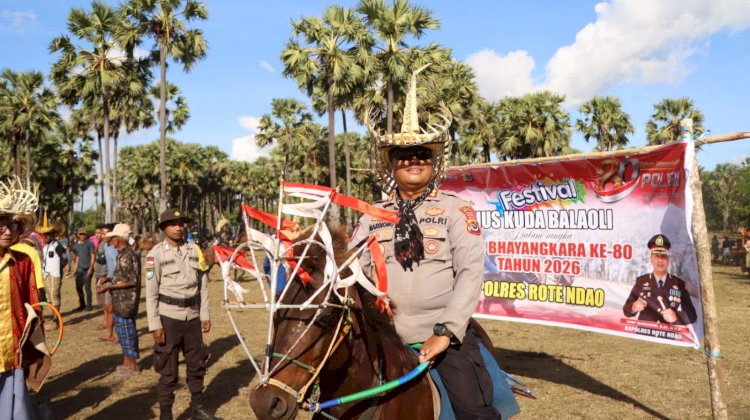 *Jelang HUT Bhayangkara ke - 80 Polres Rote Ndao Gelar Festival Hus Kuda Balaoli*
