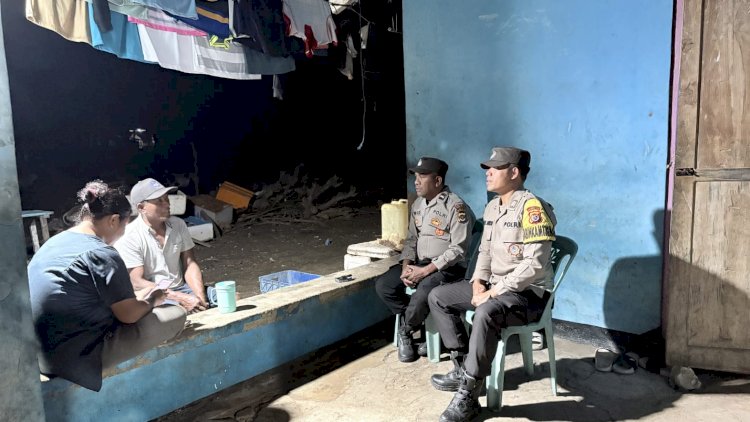 Patroli Malam Polsek Rote Barat Daya, Perkuat Rasa Aman dan Ciptakan Situasi Kondusif Ditengah Masyarakat