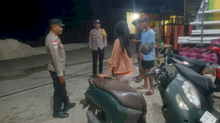 Polsek Rote Barat Daya Intensifkan Patroli Malam Antisipasi Gangguan Keamanan