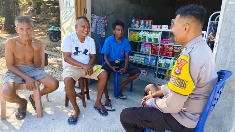 Bhabinkamtibmas Polsek Pantaibaru Lakukan Kegiatan Sambang Bersama Warga Binaan