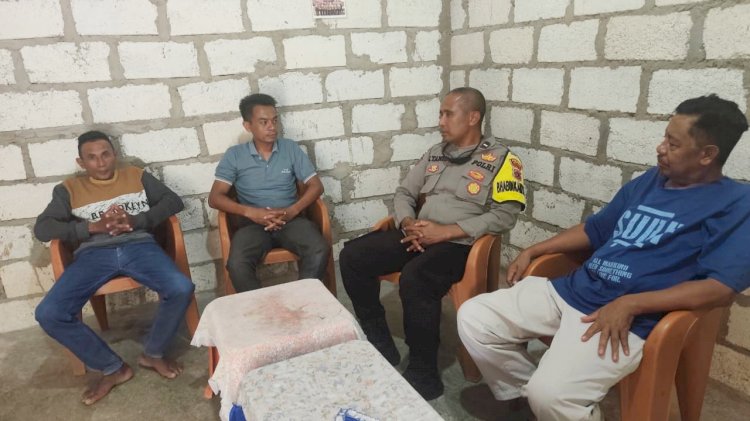Kegiatan Sambang Bhabinkamtibmas Polsek Rote Tengah