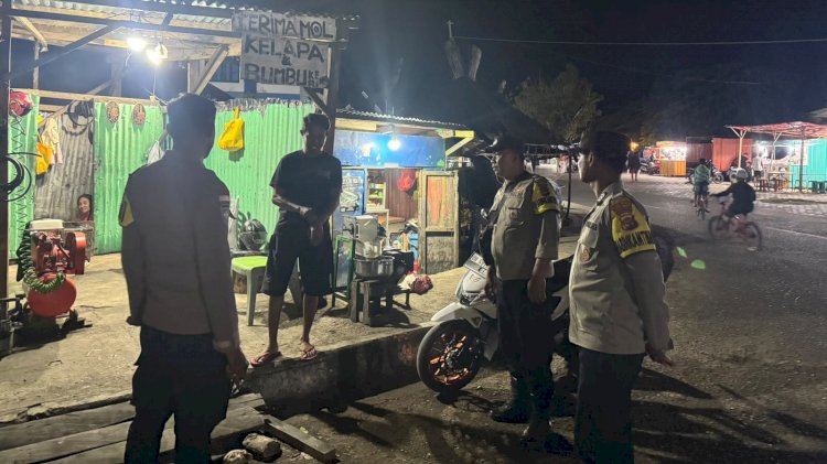 Patroli Malam Polsek Lobalain, Pastikan Keamanan dan Kenyamanan Masyarakat